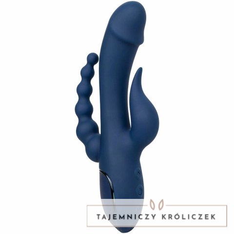 CalExotics Triple Action Blue - Masażer Intymny z Potrojnym Systemem Wibracji CALEXOTICS