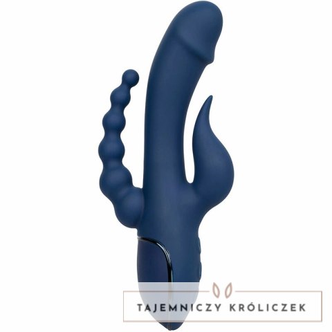 CalExotics Triple Action Blue - Masażer Intymny z Potrojnym Systemem Wibracji CALEXOTICS