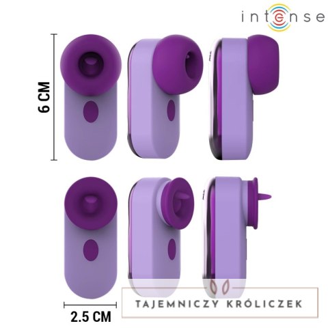 Intense Sabrina - kompaktowy stymulator punktowy fioletowy 6 cm INTENSE
