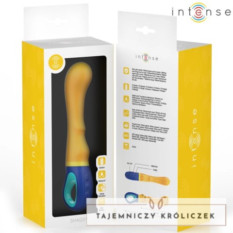 Intense Shaggy żołty model punktowy G wodoodporny silikonowy INTENSE