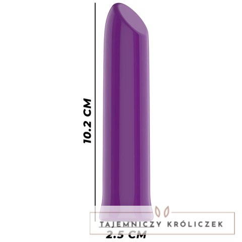 Intense Todrick Bullet Fioletowy - Kompaktowy Model Wibrujący 10 Trybow INTENSE