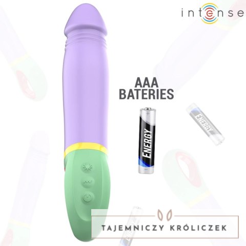 Intense Velma Klasyczny Wibrator Fioletowy Silikonowy IPX7 INTENSE