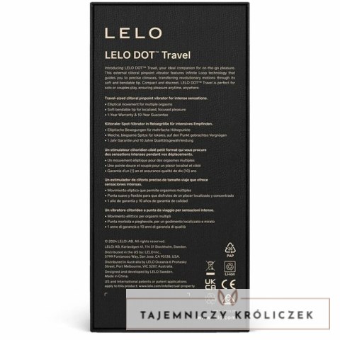 LELO DOT Travel Violet - Kompaktowy precyzyjny stymulator punktowy LELO