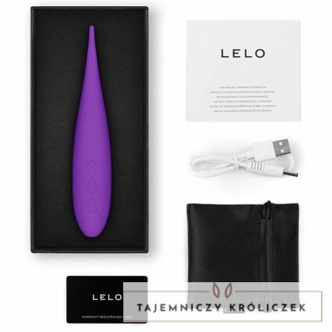 LELO DOT Travel Violet - Kompaktowy precyzyjny stymulator punktowy LELO