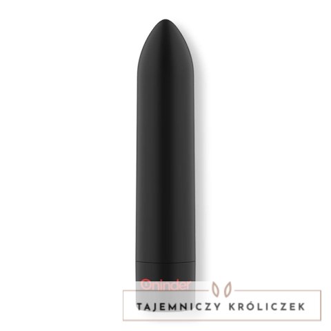 ONINDER Berlin - kulowy model wibrujący, czarny, 9 trybow, aplikacja, 8,5 cm ONINDER
