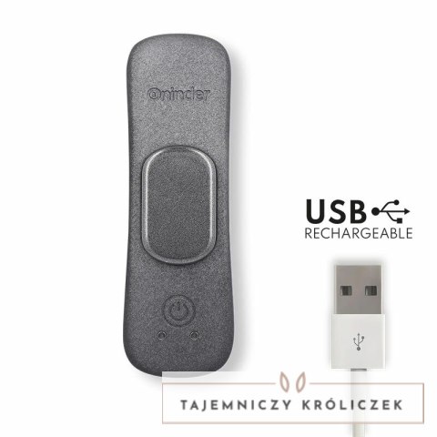 ONINDER MANILA - Wibrująca bielizna z aplikacją, 9 trybow, 9,6x2,6 cm ONINDER