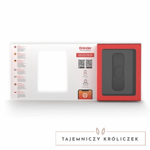 ONINDER MANILA - Wibrująca bielizna z aplikacją, 9 trybow, 9,6x2,6 cm ONINDER