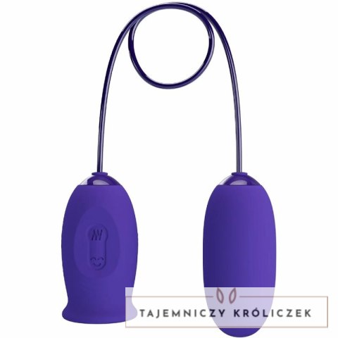 Pretty Love Daisy Youth fioletowy system stymulacji z funkcją lizania USB PRETTY LOVE