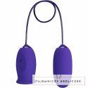 Pretty Love Daisy Youth fioletowy system stymulacji z funkcją lizania USB PRETTY LOVE