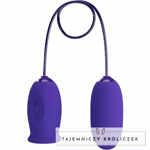 Pretty Love Daisy Youth fioletowy system stymulacji z funkcją lizania USB PRETTY LOVE