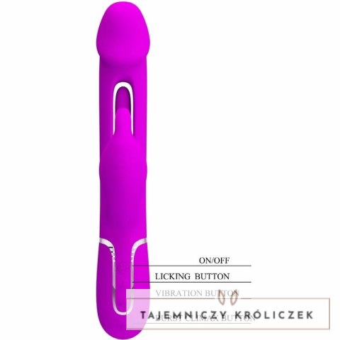 Pretty Love Dejon Rabbit 3w1 Wielofunkcyjny Model Fuksja USB PRETTY LOVE