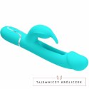 Pretty Love Dejon Rabbit Aqua Green - Wibrujący masażer 3w1, 7 trybow PRETTY LOVE