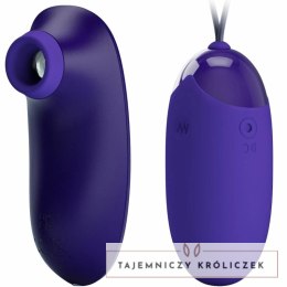Pretty Love EggTouch Fioletowy Stymulator Bezprzewodowy USB 12 Trybow PRETTY LOVE