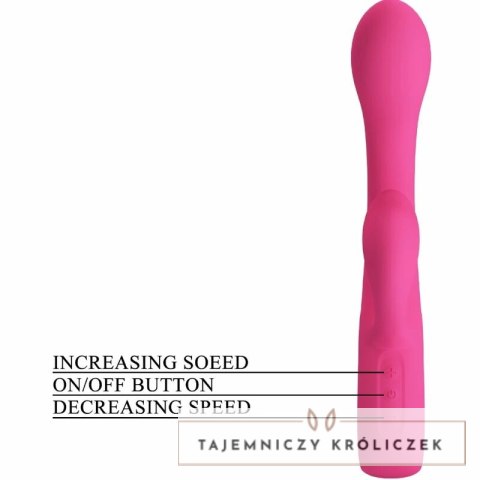 Pretty Love Fritz Rabbit 12 trybow, silikonowy model rożowy USB PRETTY LOVE