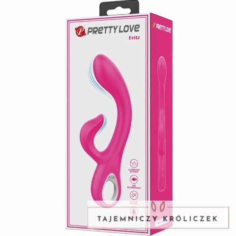 Pretty Love Fritz Rabbit 12 trybow, silikonowy model rożowy USB PRETTY LOVE