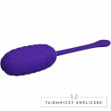 Pretty Love Kirk - Fioletowe jajko wibracyjne USB, 12 trybow, silikon PRETTY LOVE