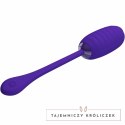 Pretty Love Kirk - Fioletowe jajko wibracyjne USB, 12 trybow, silikon PRETTY LOVE
