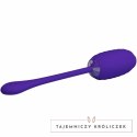 Pretty Love Kirk - Fioletowe jajko wibracyjne USB, 12 trybow, silikon PRETTY LOVE