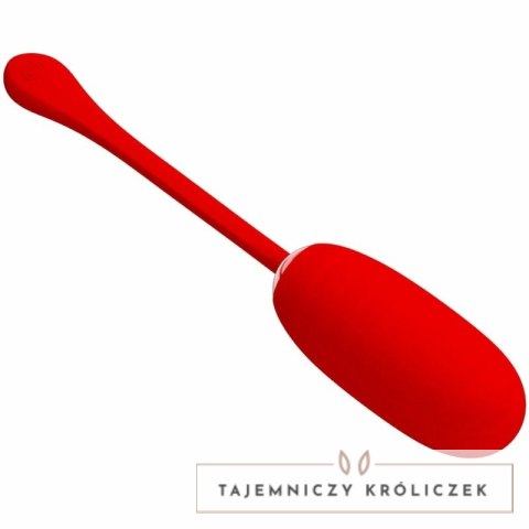 Pretty Love Kirk bezprzewodowe jajko wibrujące 12 trybow czerwone PRETTY LOVE
