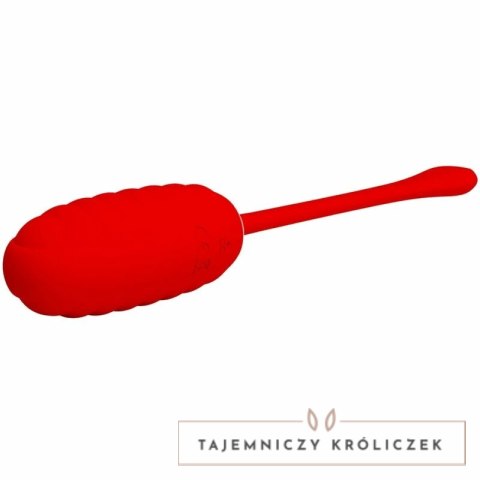 Pretty Love Kirk bezprzewodowe jajko wibrujące 12 trybow czerwone PRETTY LOVE