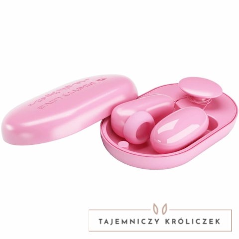Pretty Love Magic Box - Zestaw wibrującej kuli i stymulatora, rożowy, USB PRETTY LOVE