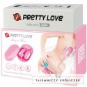 Pretty Love Magic Box - Zestaw wibrującej kuli i stymulatora, rożowy, USB PRETTY LOVE
