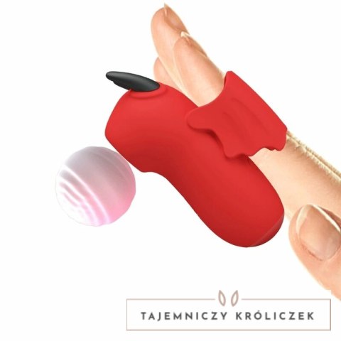 Pretty Love Magic Diabel Mini - Czerwony model silikonowy z 10 trybami pracy PRETTY LOVE