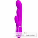 Pretty Love Shania Triple Rabbit - wielofunkcyjny model silikonowy rożowy PRETTY LOVE
