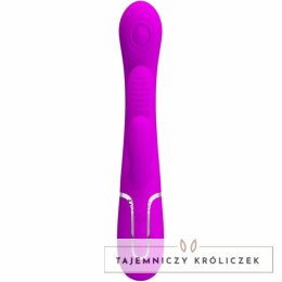 Pretty Love Shania Triple Rabbit - wielofunkcyjny model silikonowy rożowy PRETTY LOVE