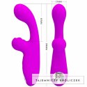 Pretty Love Skylar Purple - wielofunkcyjny stymulator silikonowy USB PRETTY LOVE