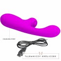 Pretty Love Skylar Purple - wielofunkcyjny stymulator silikonowy USB PRETTY LOVE