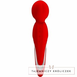 Pretty Love Walter Masażer Silikonowy Czerwony, 7 Trybow, USB PRETTY LOVE