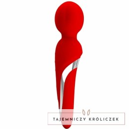 Pretty Love Walter Masażer Silikonowy Czerwony, 7 Trybow, USB PRETTY LOVE