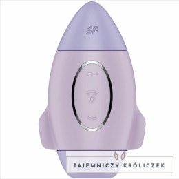 Satisfyer Mission Control Liliowy - Kompaktowe urządzenie z podwojnym systemem impulsow, IPX7 SATISFYER