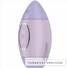 Satisfyer Mission Control Liliowy - Kompaktowe urządzenie z podwojnym systemem impulsow, IPX7 SATISFYER