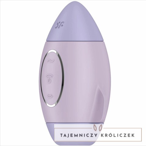 Satisfyer Mission Control Liliowy - Kompaktowe urządzenie z podwojnym systemem impulsow, IPX7 SATISFYER