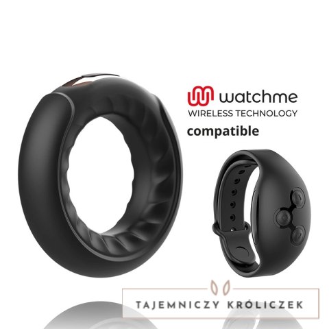 ANBIGUO Adriano pierścień wibrujący, 7 trybow, Watchme, silikon, ładowanie USB ANBIGUO