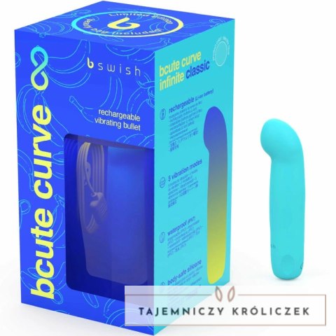 B Swish Bcute Curve Infinite Classic Niebieski Silikonowy, Ładowany, Limitowany B SWISH