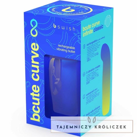 B Swish Bcute Curve Infinite Classic Niebieski Silikonowy, Ładowany, Limitowany B SWISH