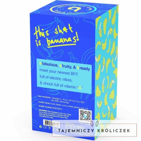B Swish Bcute Curve Infinite Classic Niebieski Silikonowy, Ładowany, Limitowany B SWISH