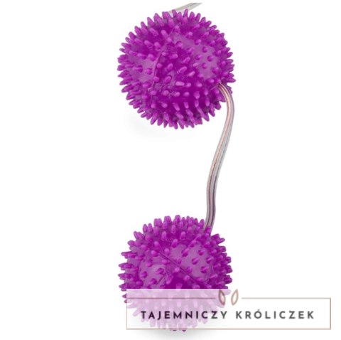 Baile Violet Balls Teksturowane kulki ćwiczące mięśnie 3,6 cm TPR BAILE