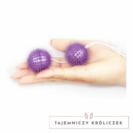 Baile Violet Balls Teksturowane kulki ćwiczące mięśnie 3,6 cm TPR BAILE