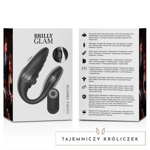 Brilly Glam COUPLE Pulsing & Vibrating - Model dla Par z Pilotem, Fioletowy BRILLY GLAM