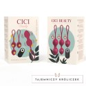 CICI Beauty Premium Zestaw 3 Kulek Kegla Wibrujących Pilot IPX7 USB CICI BEAUTY