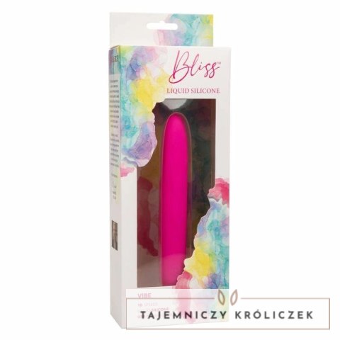 CalExotics Bliss Vibe silikonowy model wibrujący rożowy USB CALEXOTICS