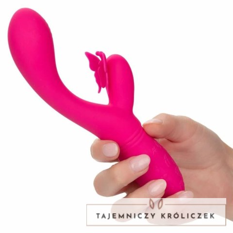 CalExotics Butterfly Kiss Flutter Rożowy - Masażer z 10 trybami pracy CALEXOTICS