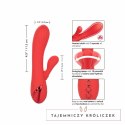 CalExotics Palisades Passion Red - Masażer podgrzewany, silikon, 11,5 cm CALEXOTICS