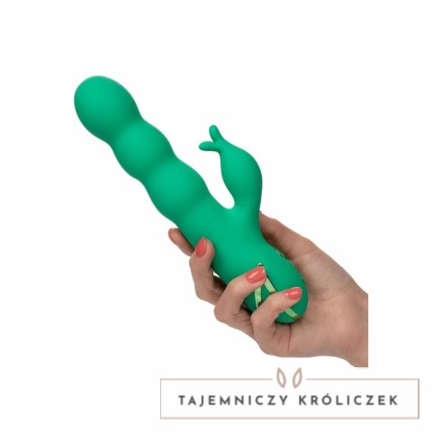 CalExotics Sonoma Satisfier Zielony - silikonowy masażer punktu G, 10 trybow CALEXOTICS
