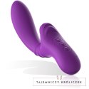 Intense Harry wibrator silikonowy elastyczny fioletowy język 20 trybow INTENSE