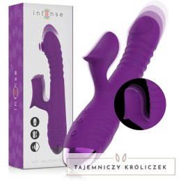 Intense IGGY wielofunkcyjny wibrator akumulatorowy fioletowy 24 cm INTENSE
